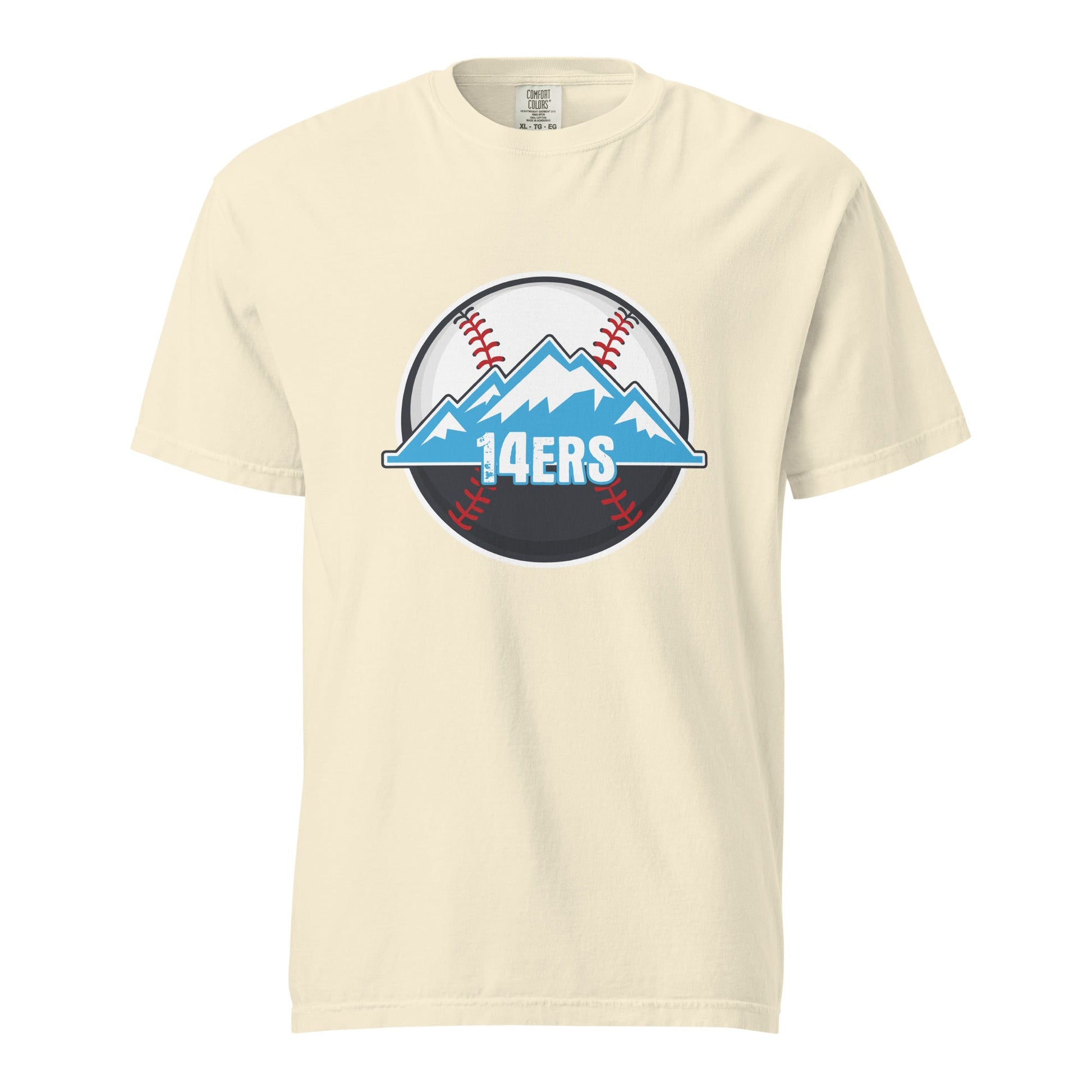 Signature | Comfort Colors T-Shirt | 14ers Baseball | Athletics Logo