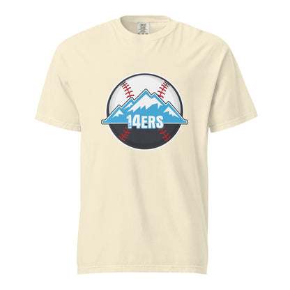 Signature | Comfort Colors T-Shirt | 14ers Baseball | Athletics Logo
