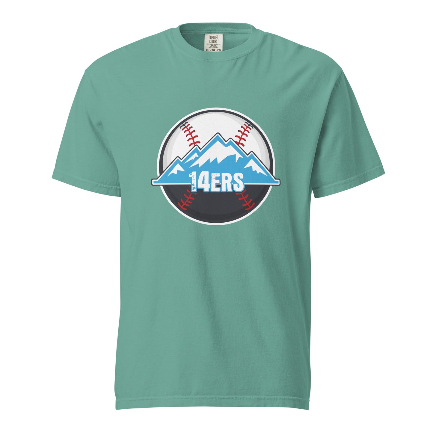 Signature | Comfort Colors T-Shirt | 14ers Baseball | Athletics Logo