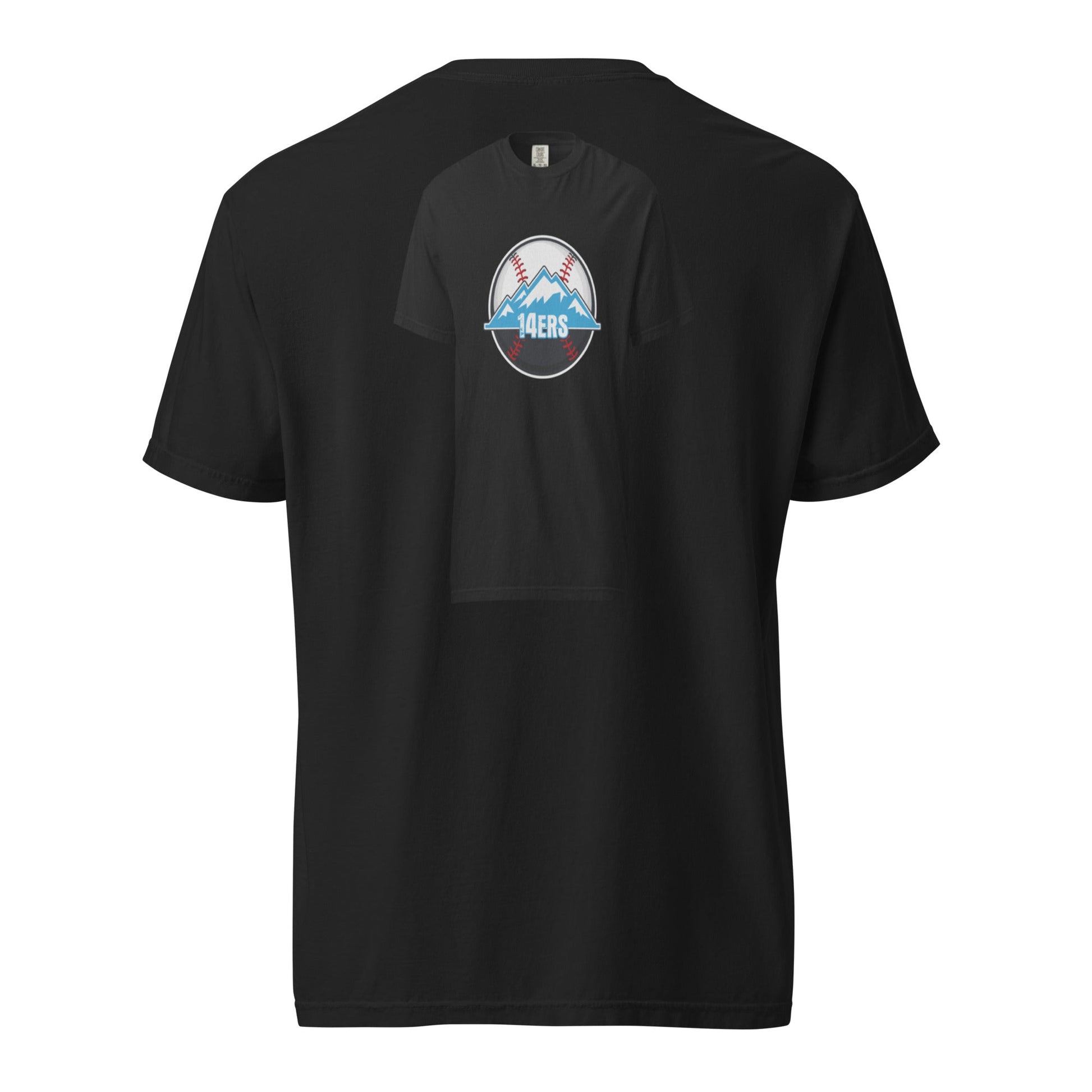 Signature | Comfort Colors T-Shirt | 14ers Baseball | Athletics Logo