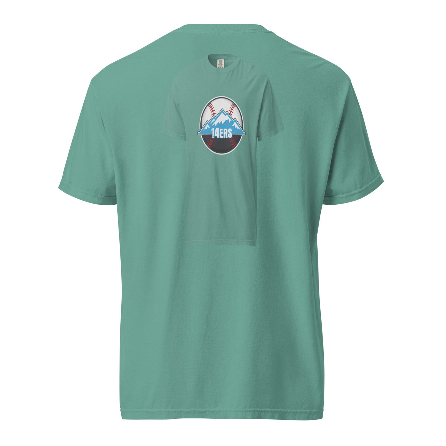 Signature | Comfort Colors T-Shirt | 14ers Baseball | Athletics Logo