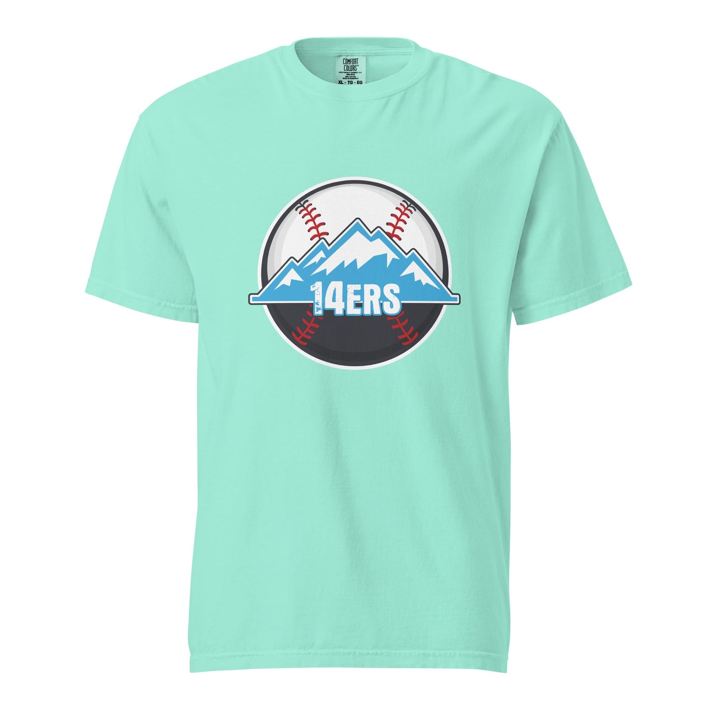 Signature | Comfort Colors T-Shirt | 14ers Baseball | Athletics Logo