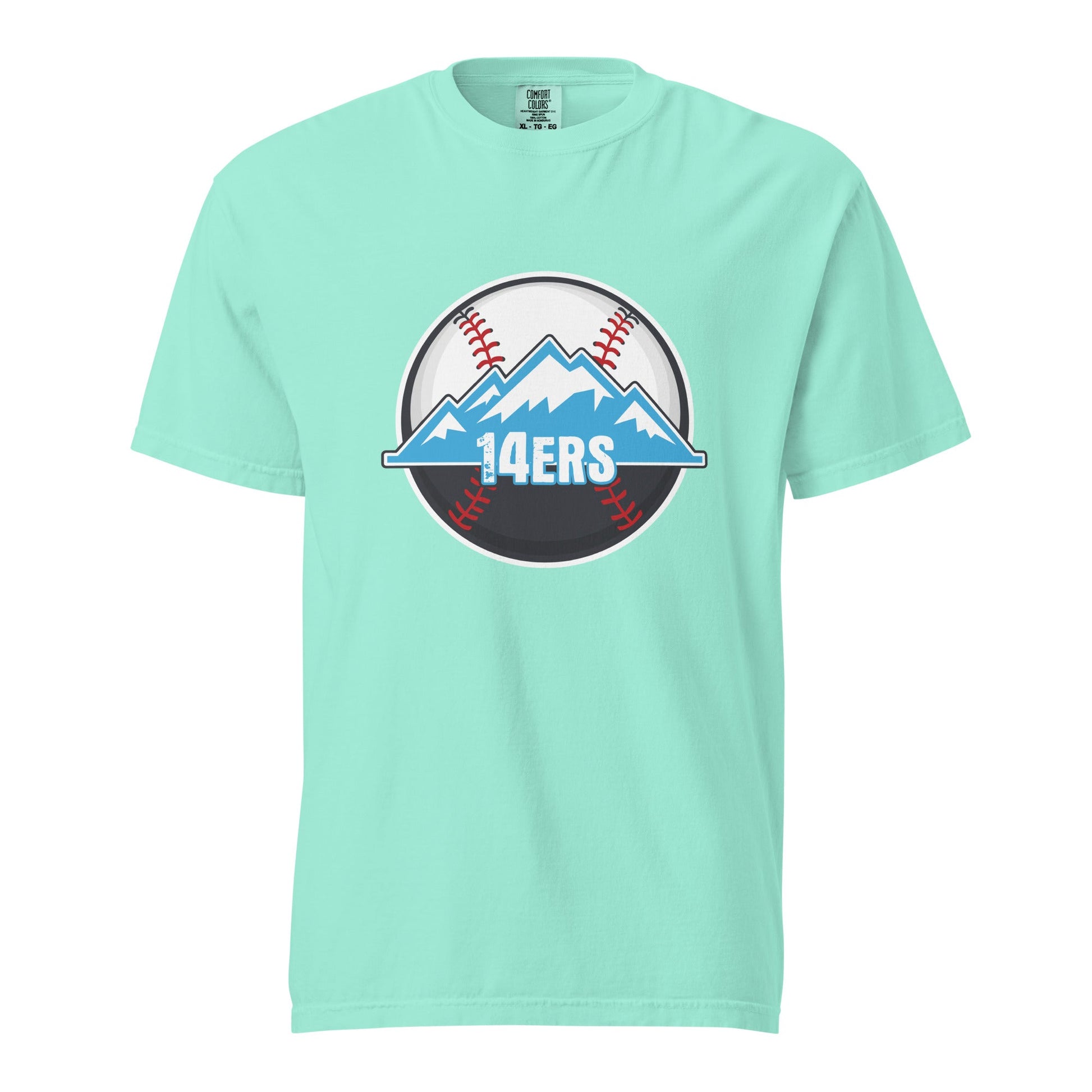 Signature | Comfort Colors T-Shirt | 14ers Baseball | Athletics Logo
