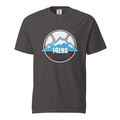 Signature | Comfort Colors T-Shirt | 14ers Baseball | Athletics Logo