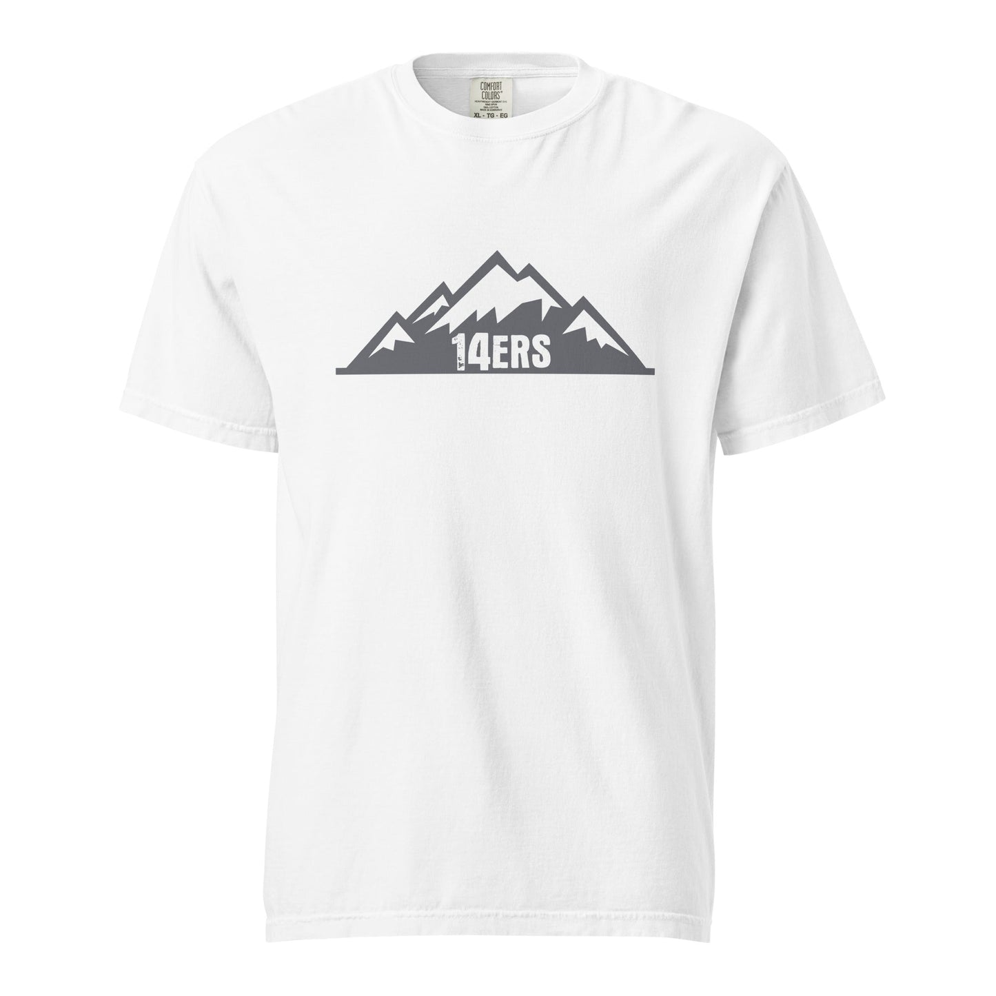Signature | Comfort Colors T-Shirt | 14ers Baseball | Grey Logo