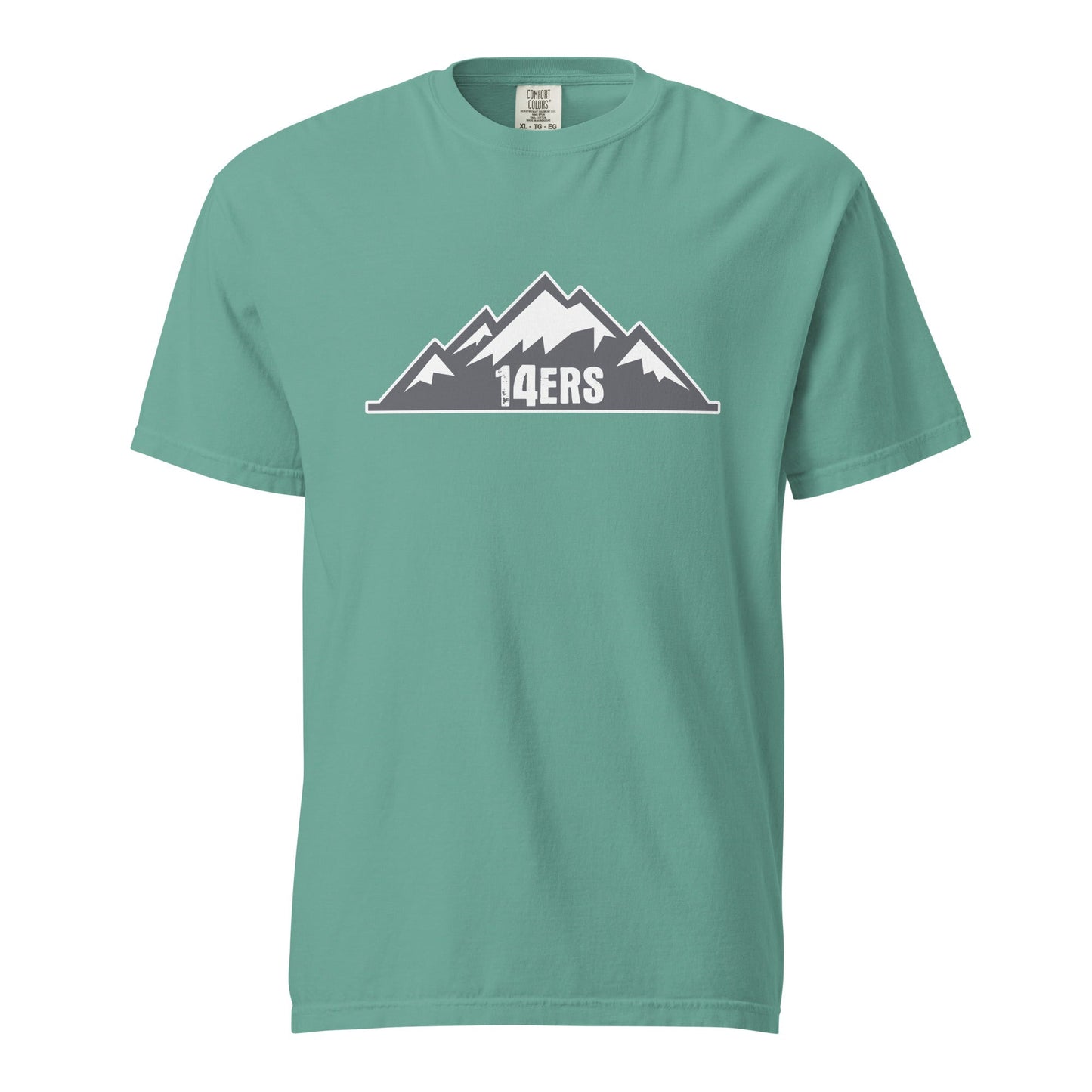 Signature | Comfort Colors T-Shirt | 14ers Baseball | Grey Logo