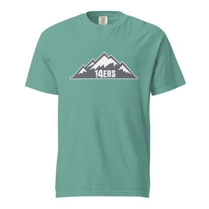 Signature | Comfort Colors T-Shirt | 14ers Baseball | Grey Logo