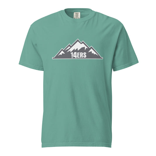 Signature | Comfort Colors T-Shirt | 14ers Baseball | Grey Logo