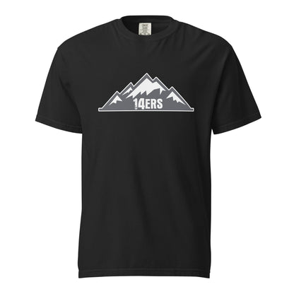 Signature | Comfort Colors T-Shirt | 14ers Baseball | Grey Logo