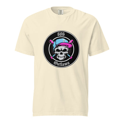 Signature | Comfort Colors T-Shirt | 606 Outlaws Baseball | Badge Logo