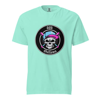 Signature | Comfort Colors T-Shirt | 606 Outlaws Baseball | Badge Logo