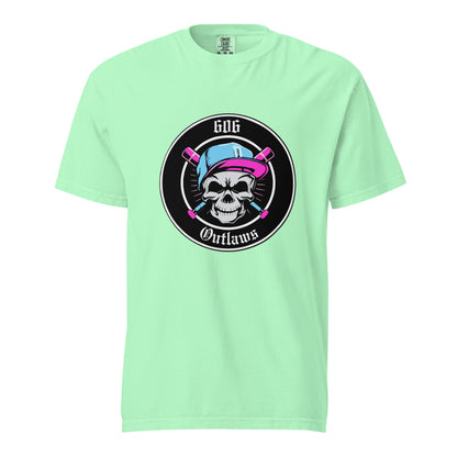 Signature | Comfort Colors T-Shirt | 606 Outlaws Baseball | Badge Logo