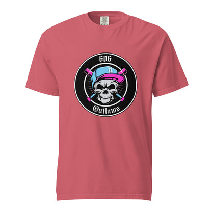 Signature | Comfort Colors T-Shirt | 606 Outlaws Baseball | Badge Logo