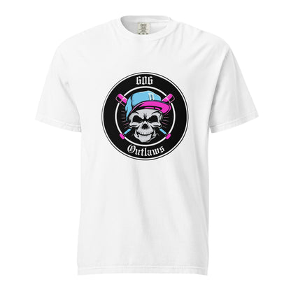 Signature | Comfort Colors T-Shirt | 606 Outlaws Baseball | Badge Logo