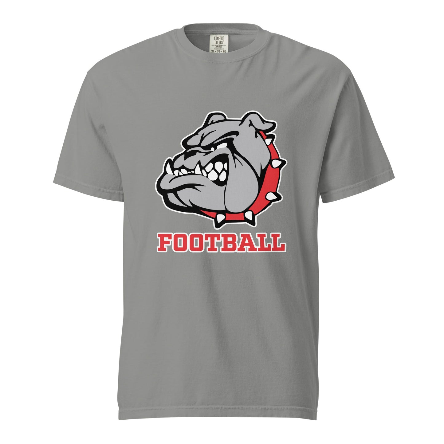 Signature | Comfort Colors T-Shirt | 6th Grade Bulldogs Team | Football Logo
