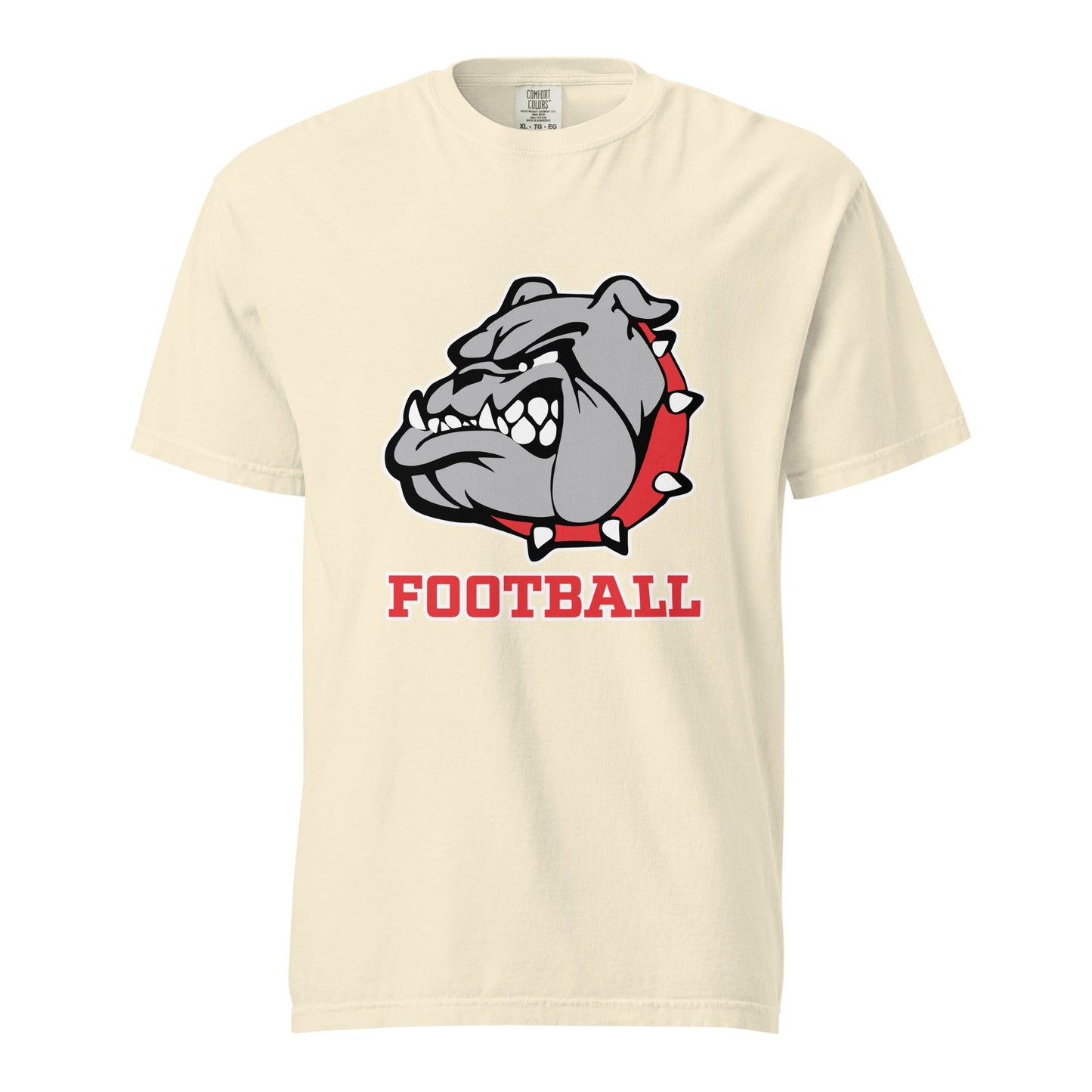 Signature | Comfort Colors T-Shirt | 6th Grade Bulldogs Team | Football Logo
