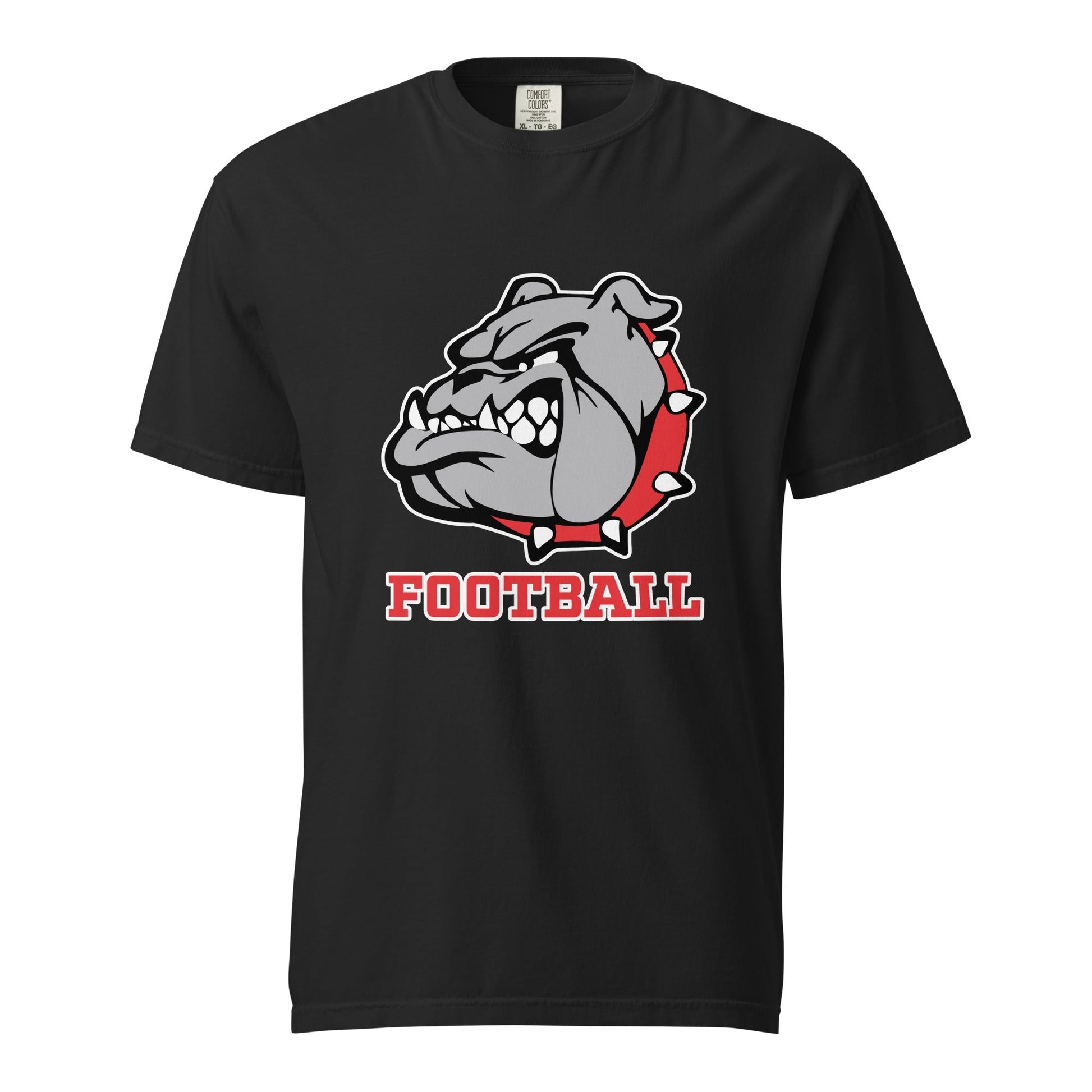 Signature | Comfort Colors T-Shirt | 6th Grade Bulldogs Team | Football Logo