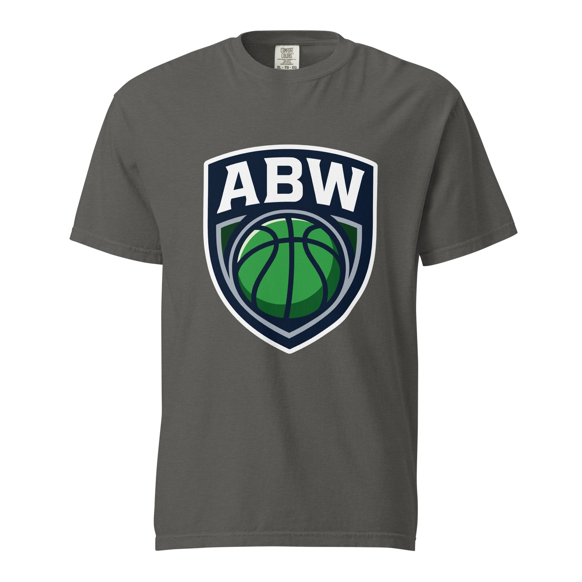 Signature | Comfort Colors T-Shirt | A Better Way Basketball Program | Shield Logo