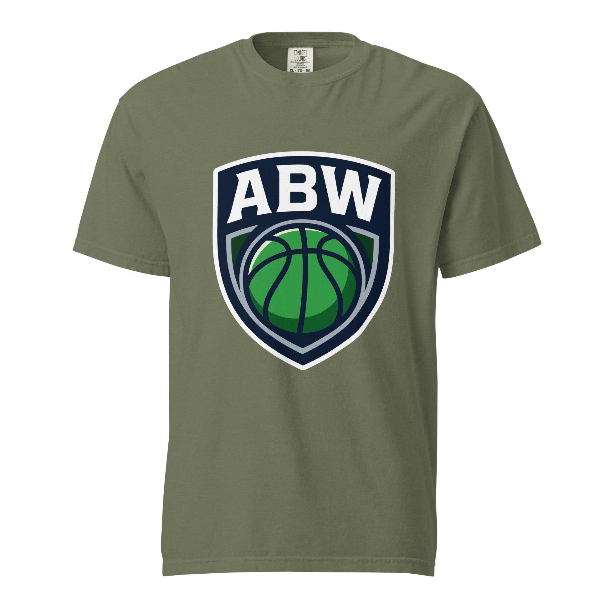 Signature | Comfort Colors T-Shirt | A Better Way Basketball Program | Shield Logo