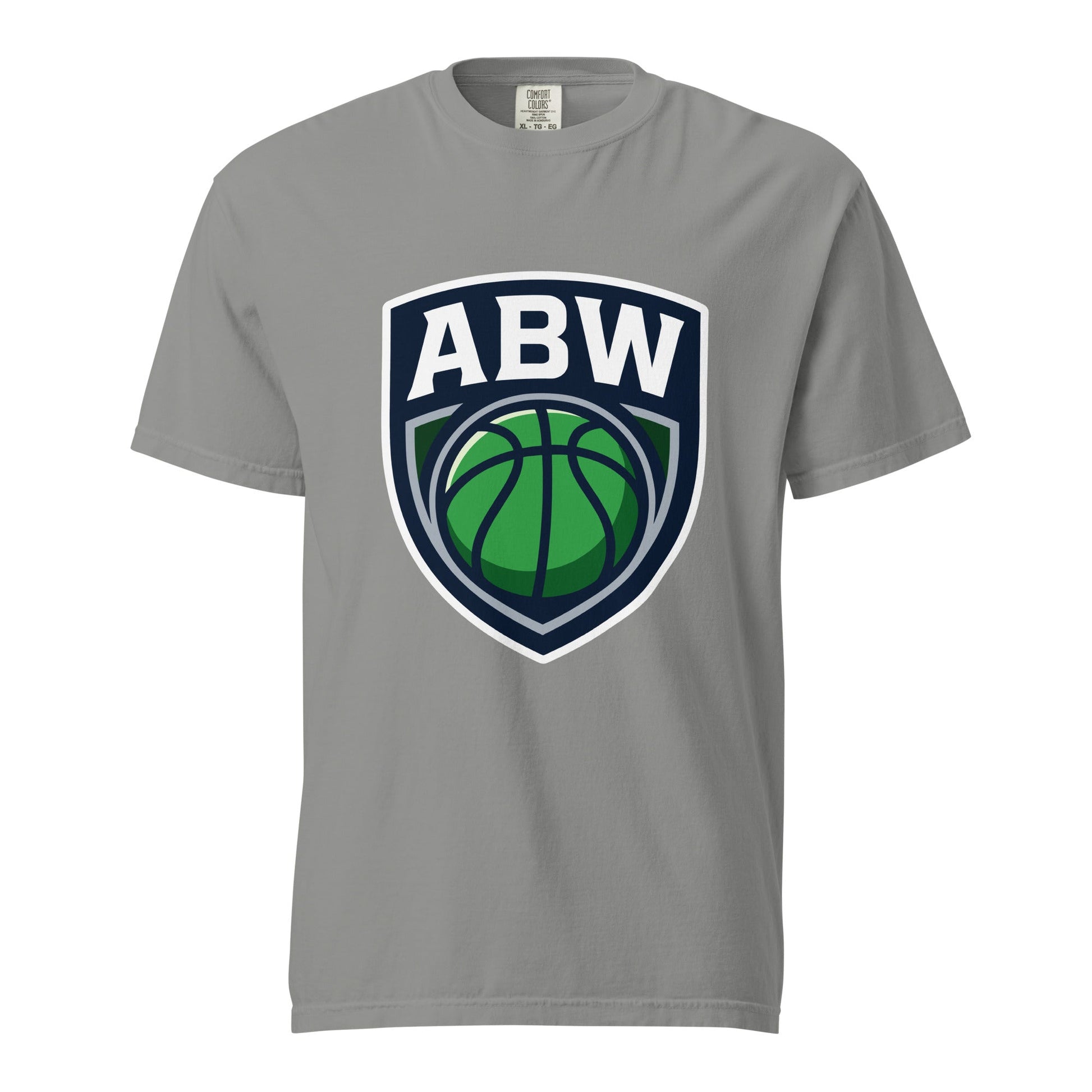Signature | Comfort Colors T-Shirt | A Better Way Basketball Program | Shield Logo