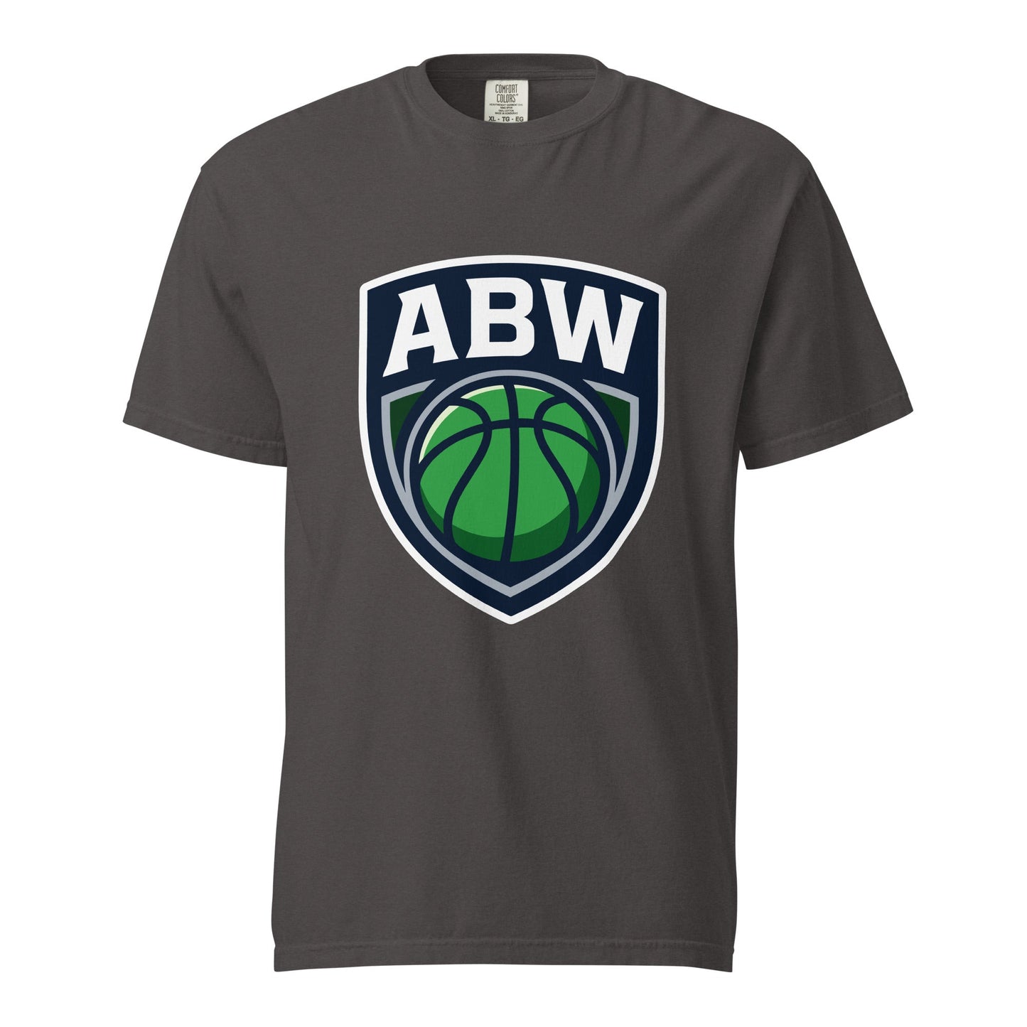 Signature | Comfort Colors T-Shirt | A Better Way Basketball Program | Shield Logo