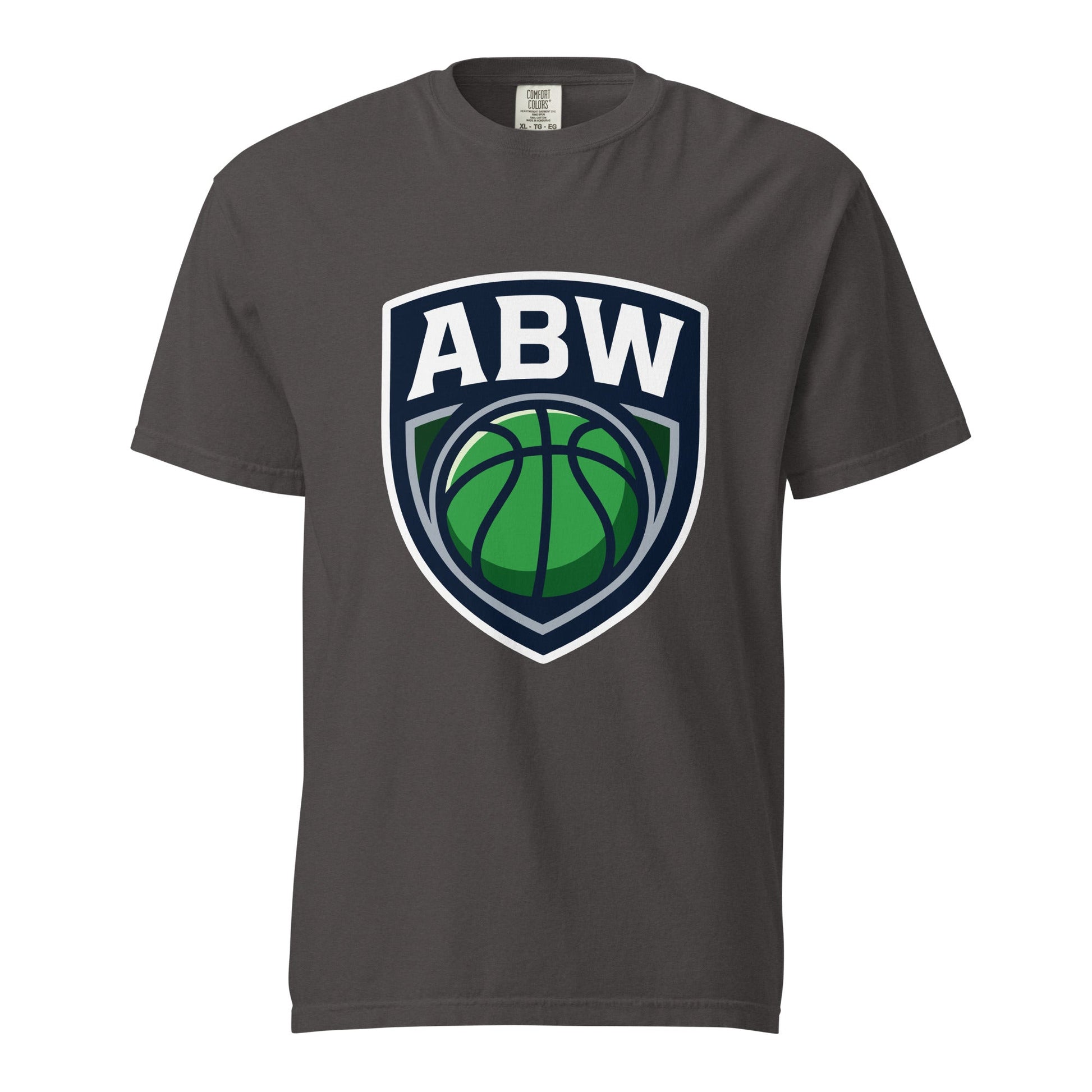 Signature | Comfort Colors T-Shirt | A Better Way Basketball Program | Shield Logo