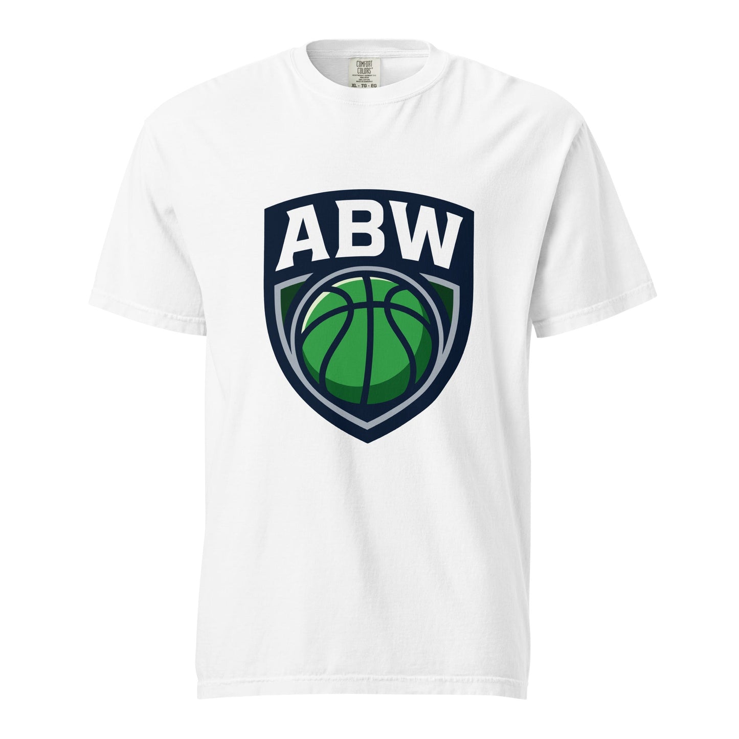 Signature | Comfort Colors T-Shirt | A Better Way Basketball Program | Shield Logo