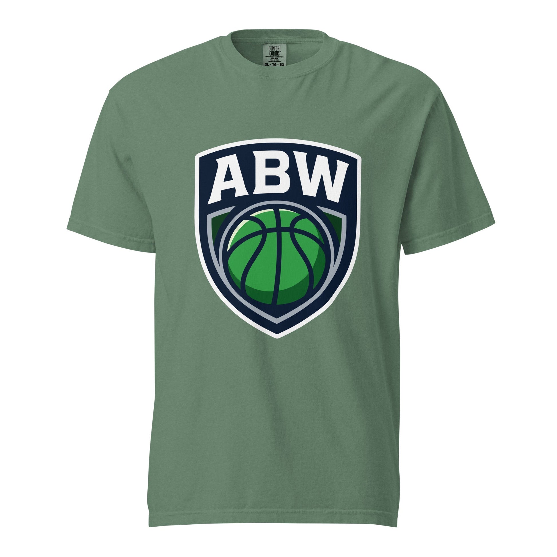 Signature | Comfort Colors T-Shirt | A Better Way Basketball Program | Shield Logo