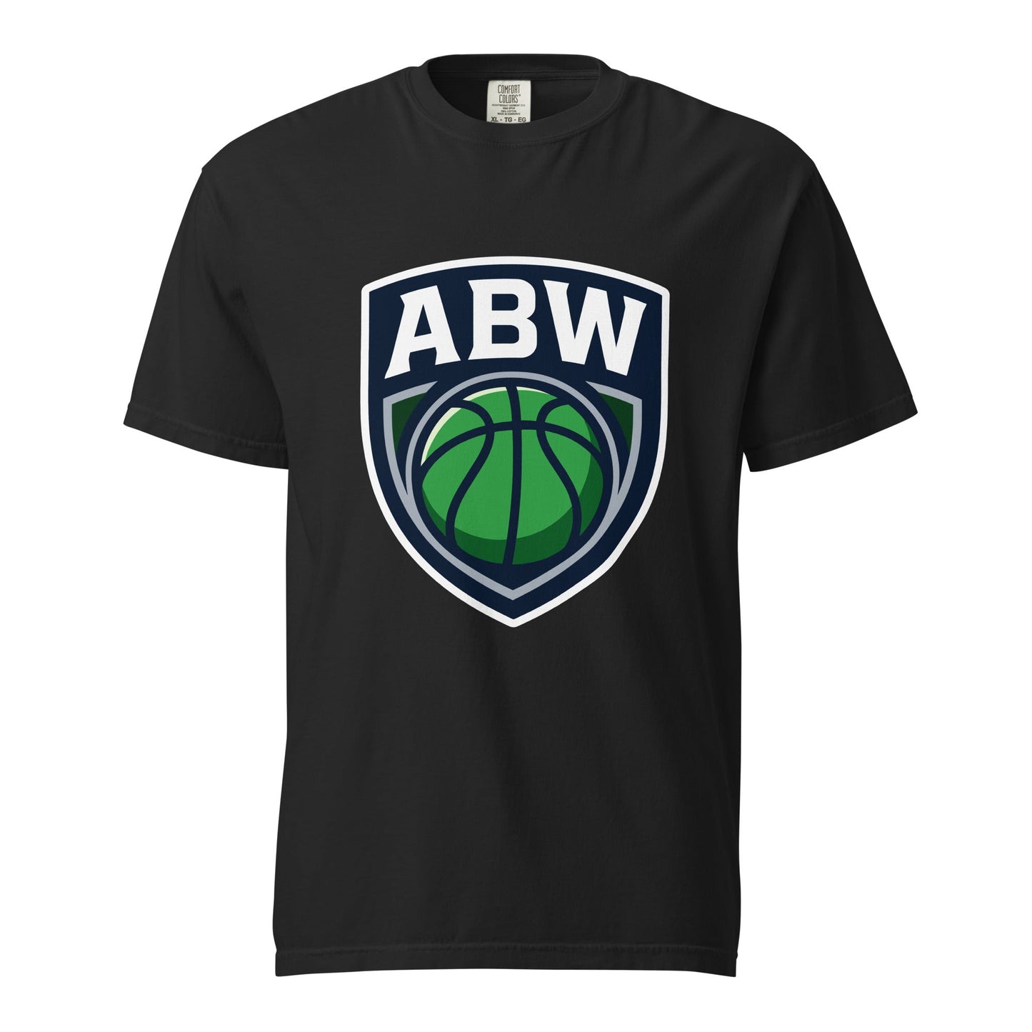 Signature | Comfort Colors T-Shirt | A Better Way Basketball Program | Shield Logo