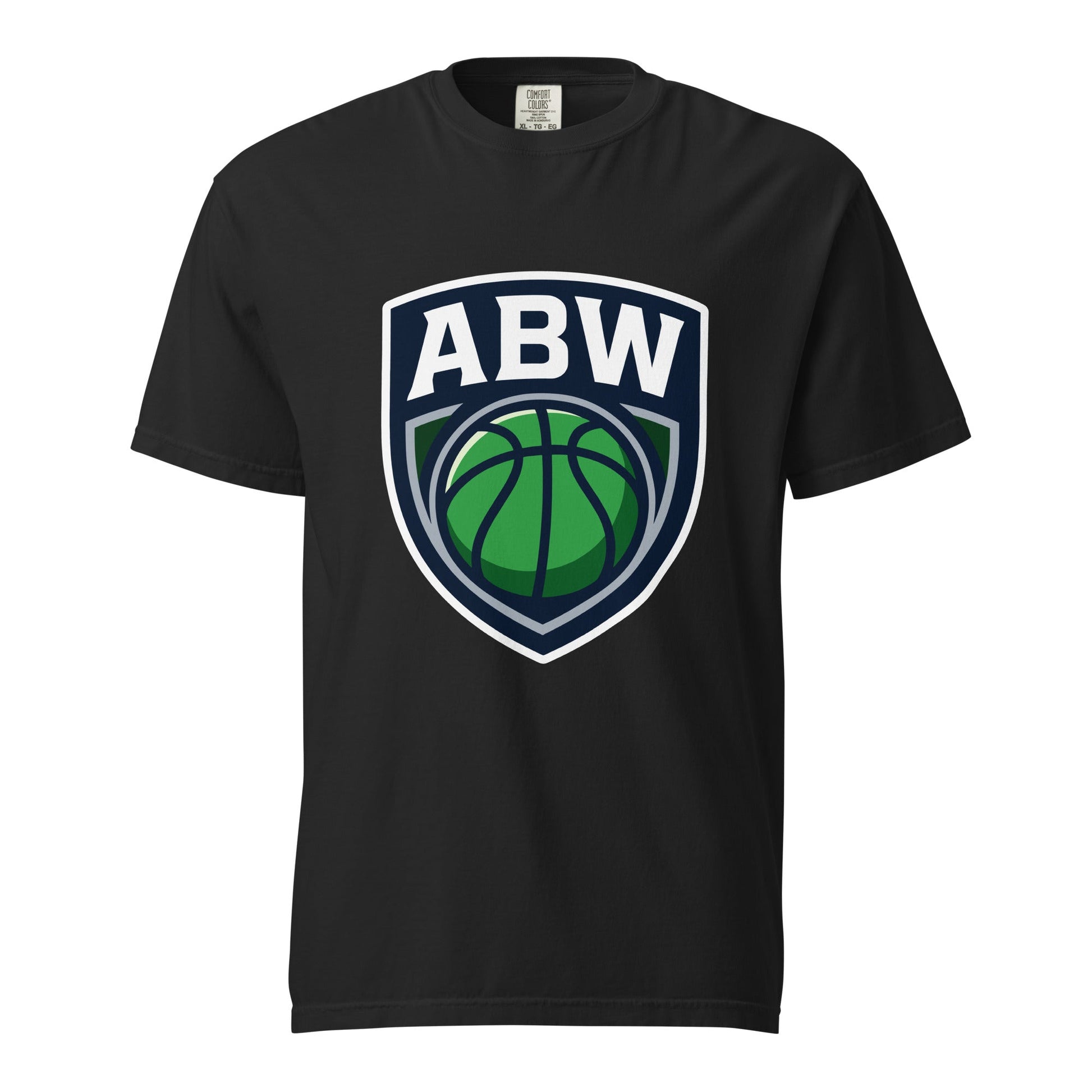 Signature | Comfort Colors T-Shirt | A Better Way Basketball Program | Shield Logo