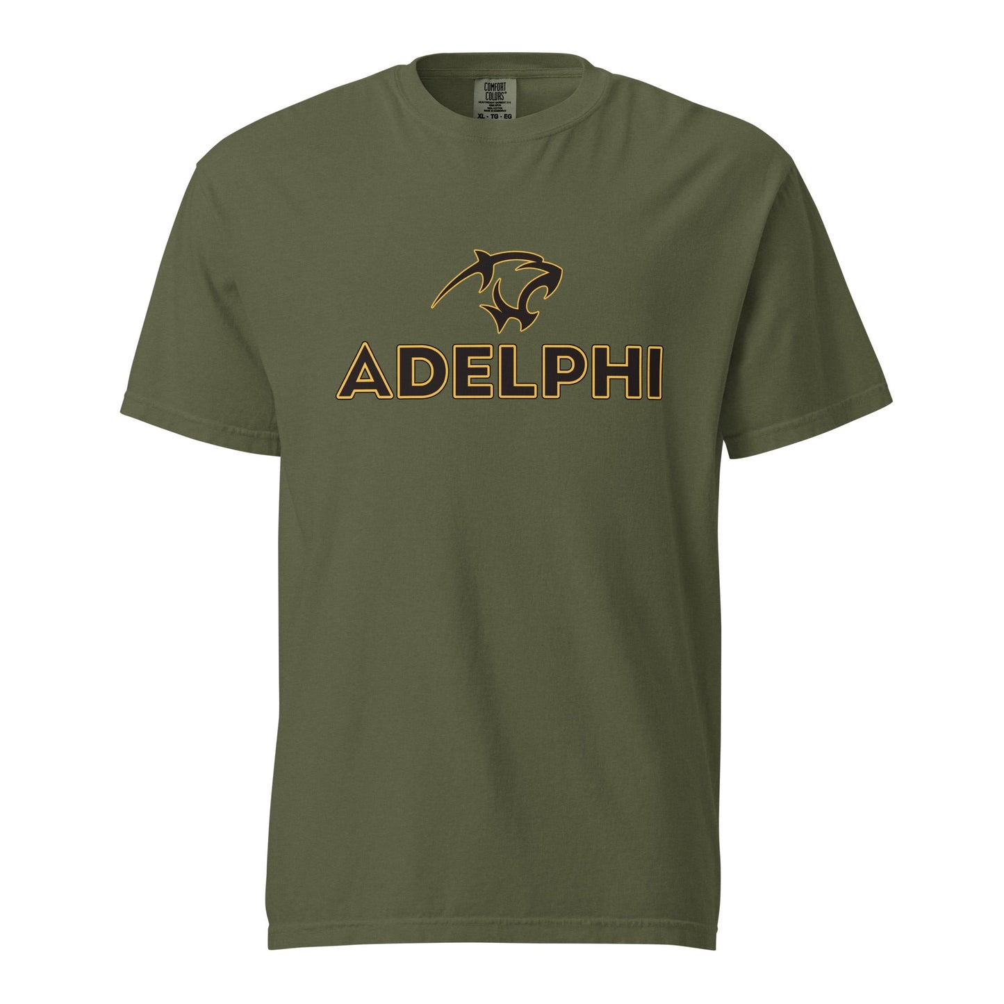 Signature | Comfort Colors T-Shirt | Adelphi Womens Soccer | Apex Panther Logo