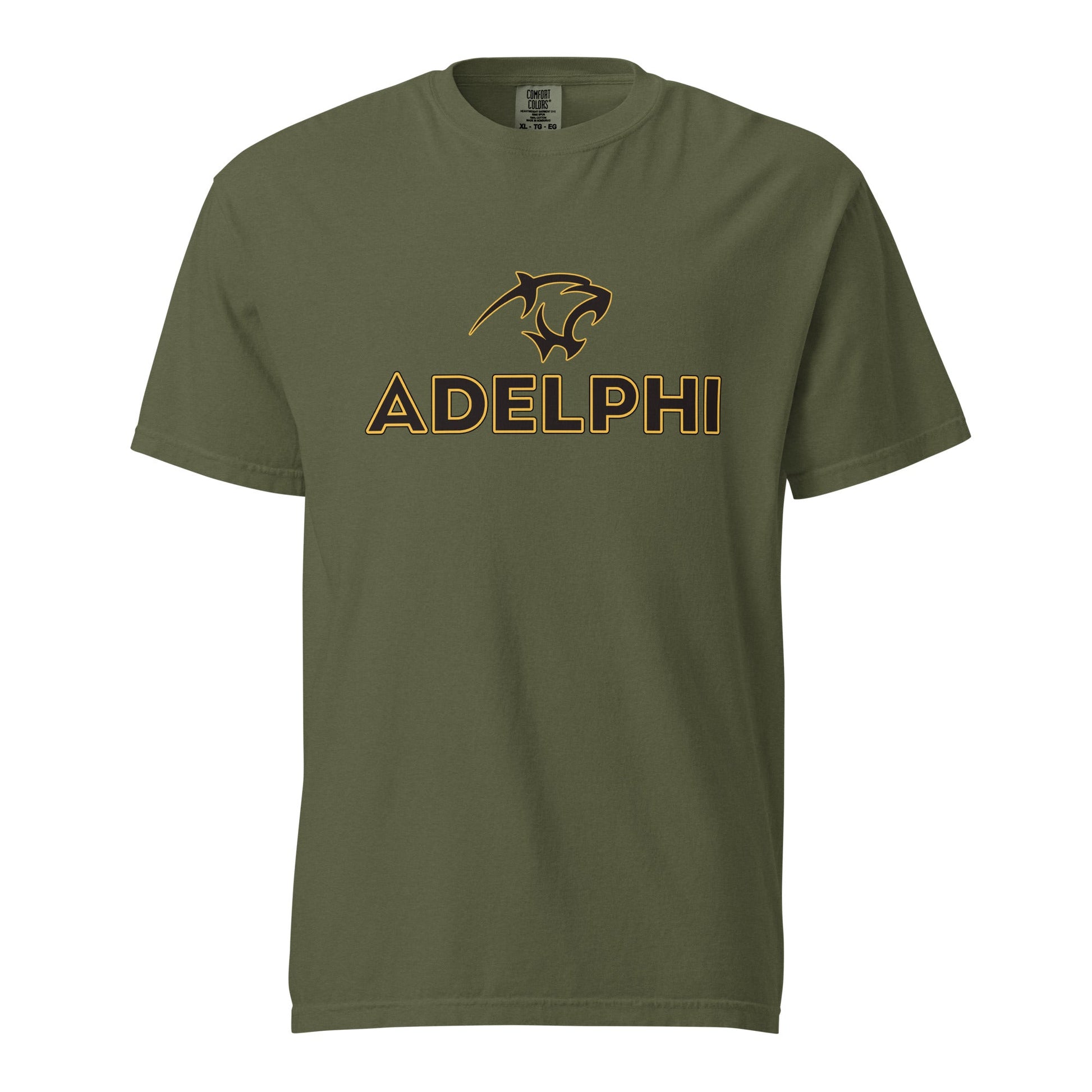 Signature | Comfort Colors T-Shirt | Adelphi Womens Soccer | Apex Panther Logo