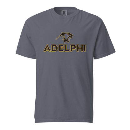 Signature | Comfort Colors T-Shirt | Adelphi Womens Soccer | Apex Panther Logo