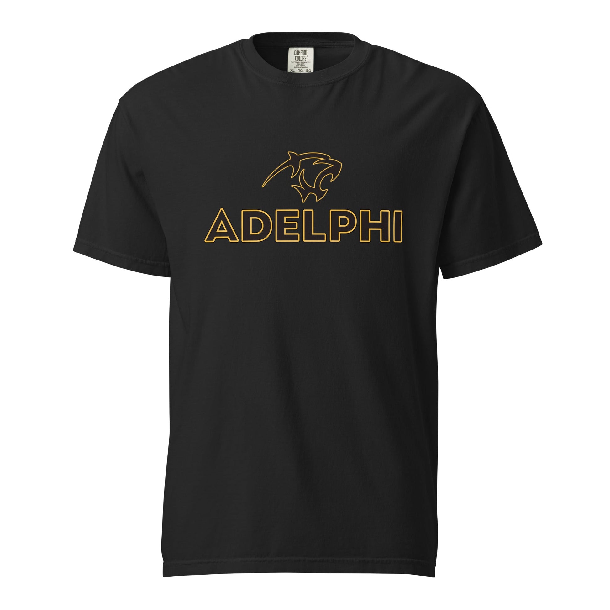 Signature | Comfort Colors T-Shirt | Adelphi Womens Soccer | Apex Panther Logo