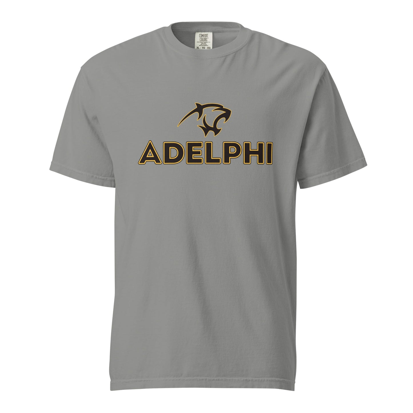Signature | Comfort Colors T-Shirt | Adelphi Womens Soccer | Apex Panther Logo