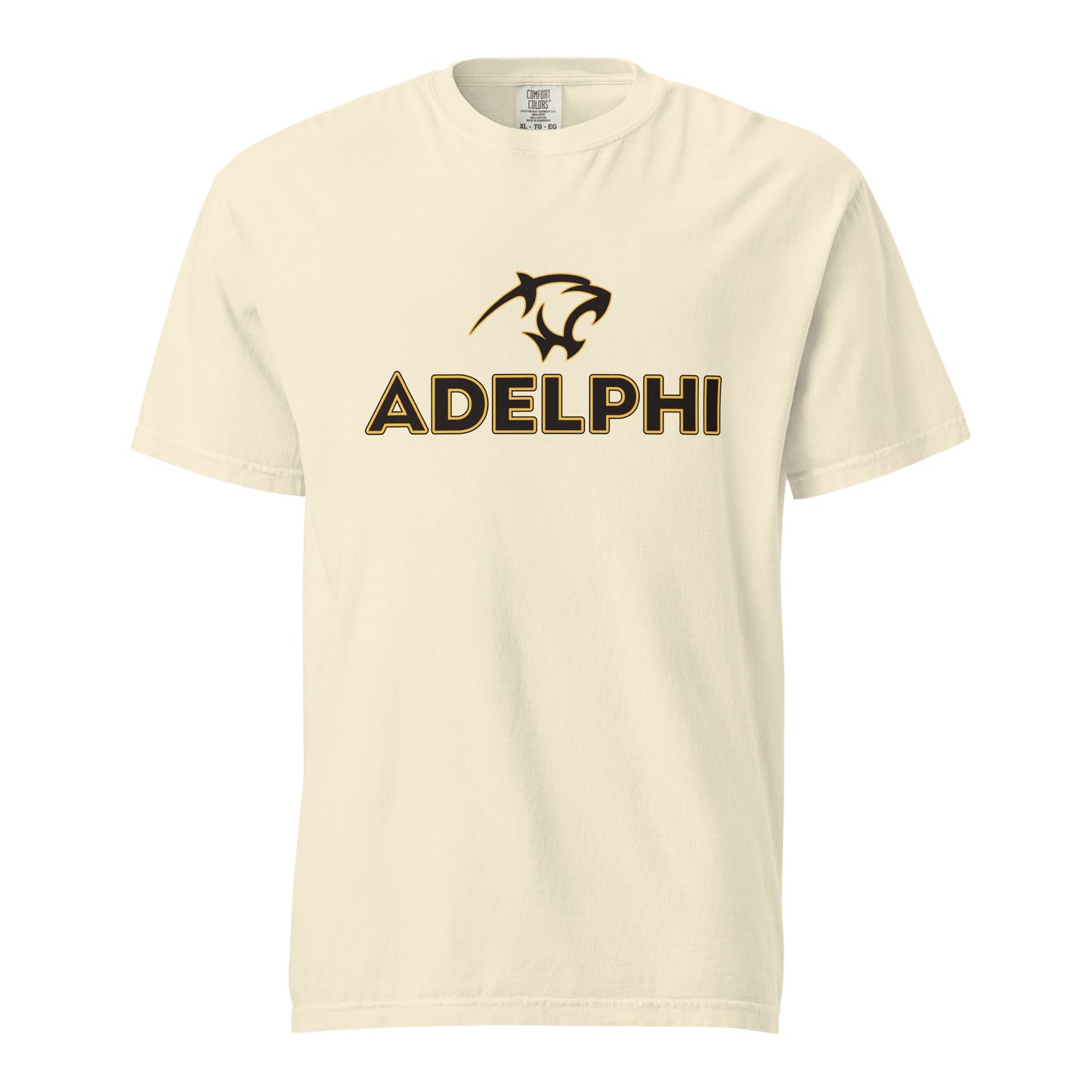 Signature | Comfort Colors T-Shirt | Adelphi Womens Soccer | Apex Panther Logo