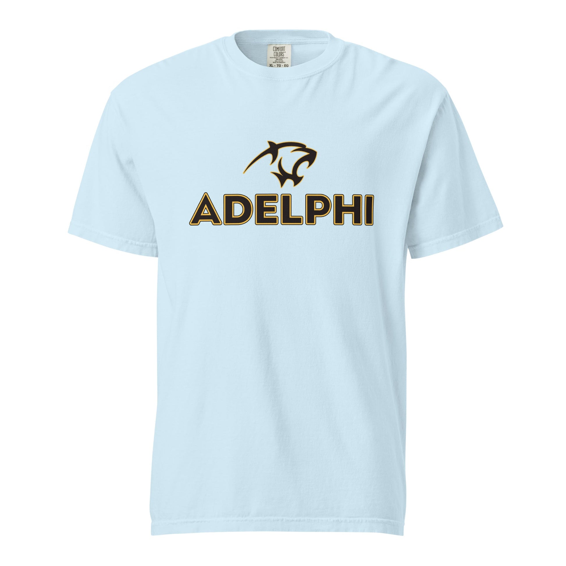 Signature | Comfort Colors T-Shirt | Adelphi Womens Soccer | Apex Panther Logo