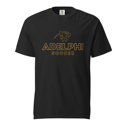 Signature | Comfort Colors T-Shirt | Adelphi Womens Soccer | Vanguard Mark Logo