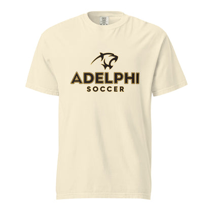 Signature | Comfort Colors T-Shirt | Adelphi Womens Soccer | Vanguard Mark Logo