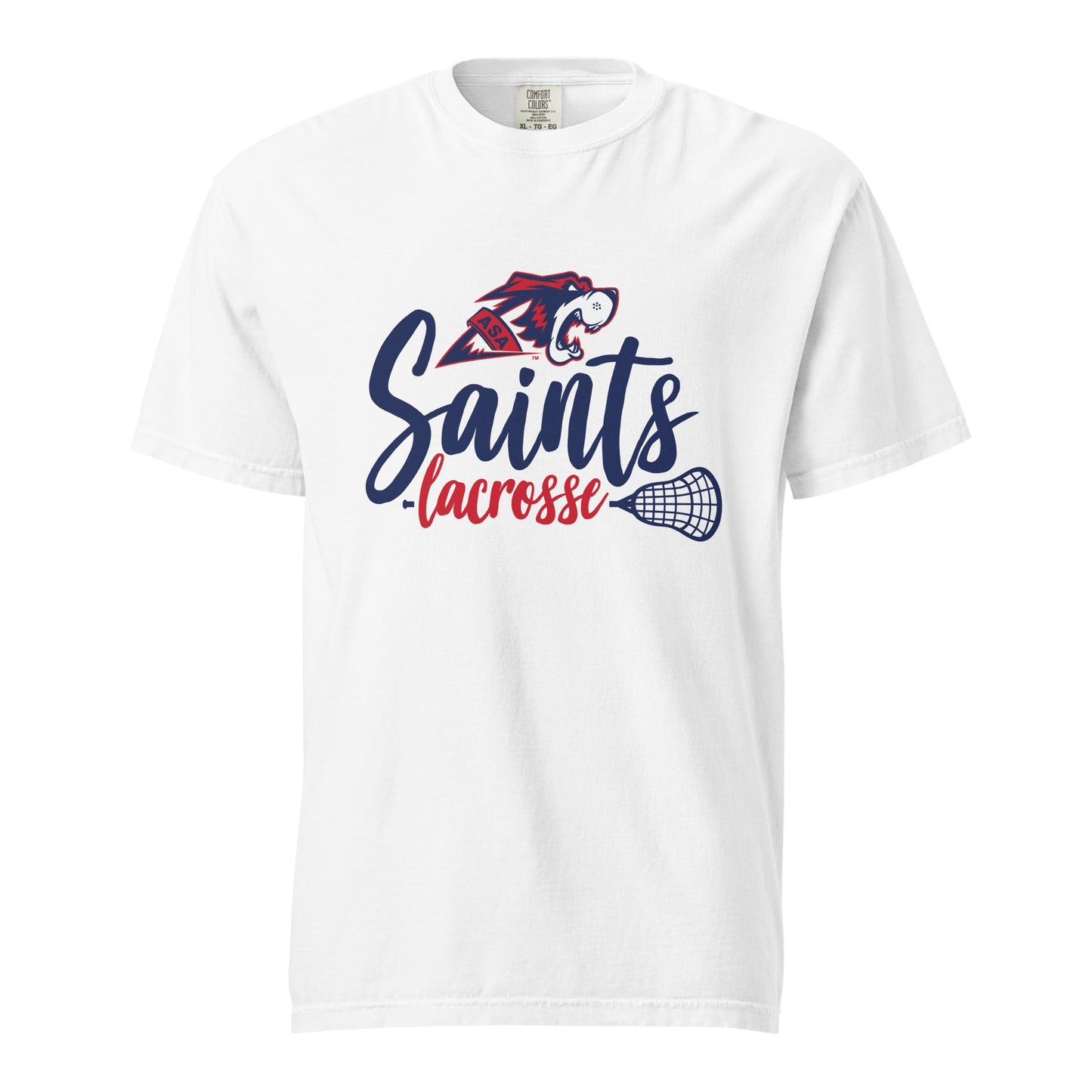 Signature | Comfort Colors T-Shirt | All Saints Academy Lacrosse