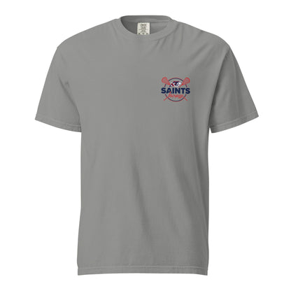 Signature | Comfort Colors T-Shirt | All Saints Academy Lacrosse | Pocket Logo