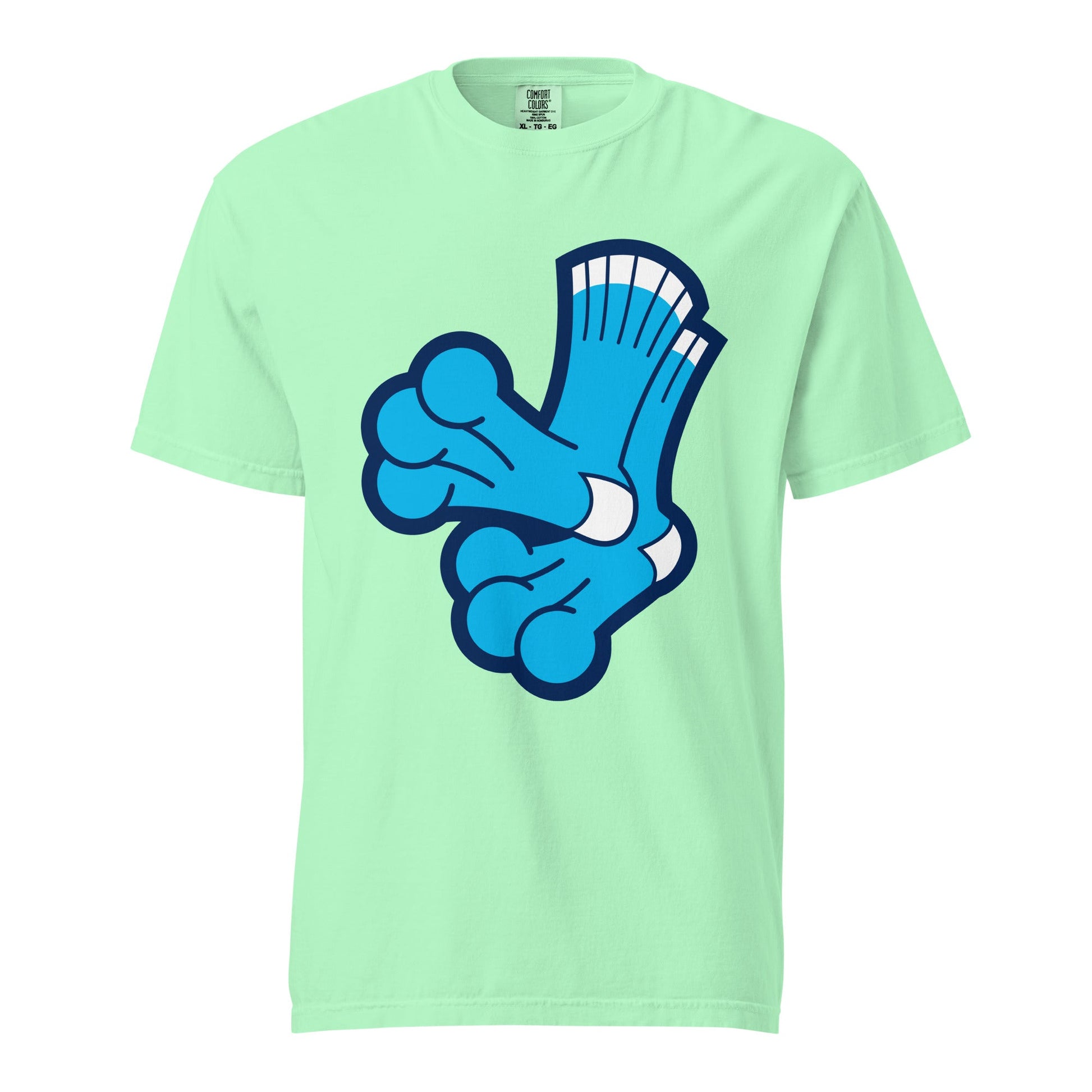 Signature | Comfort Colors T-Shirt | Aquasox Softball | Athletic Sock Logo