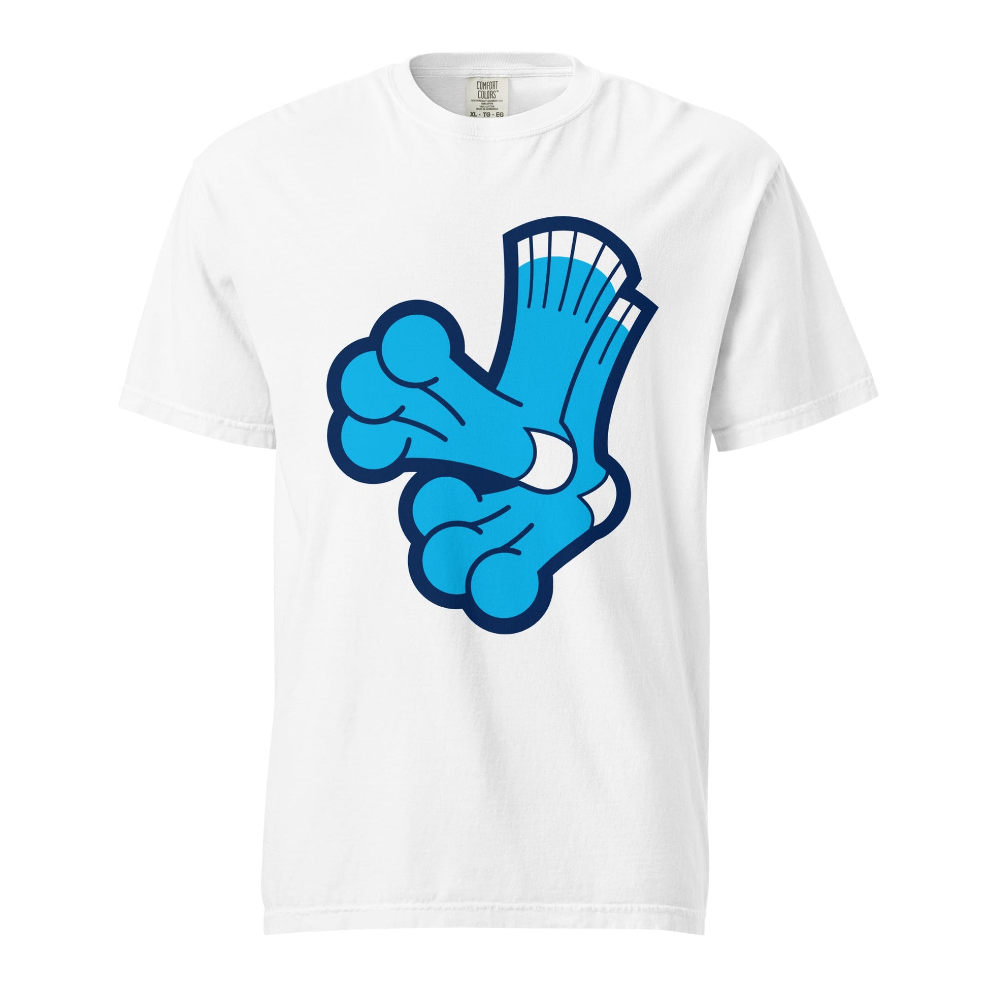 Signature | Comfort Colors T-Shirt | Aquasox Softball | Athletic Sock Logo