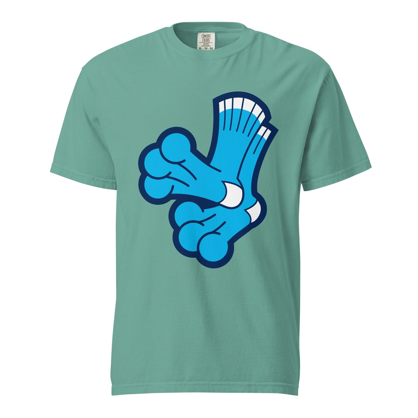 Signature | Comfort Colors T-Shirt | Aquasox Softball | Athletic Sock Logo