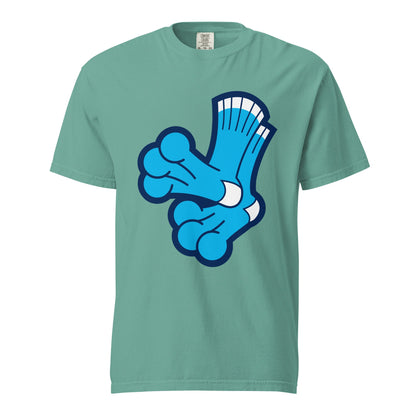 Signature | Comfort Colors T-Shirt | Aquasox Softball | Athletic Sock Logo