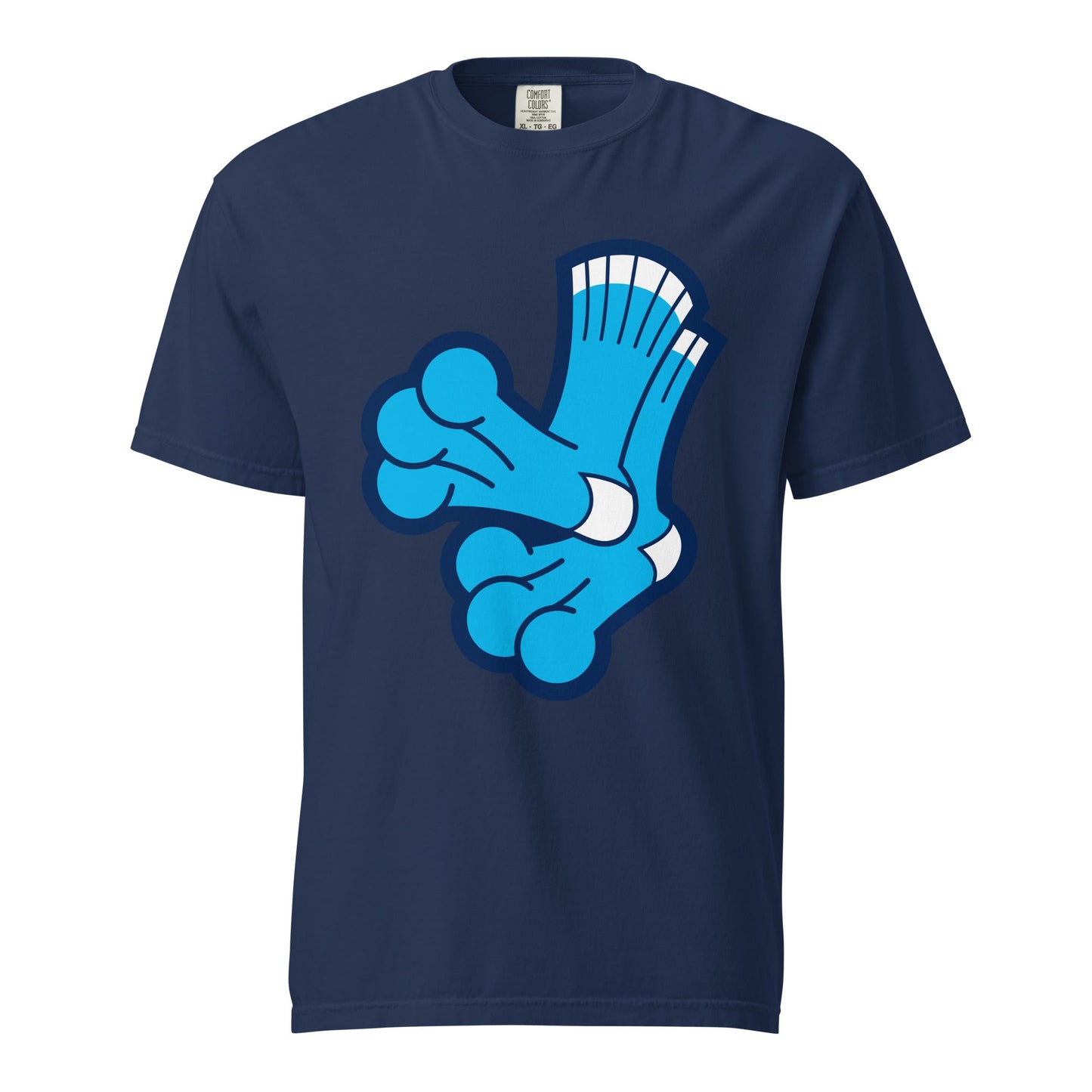 Signature | Comfort Colors T-Shirt | Aquasox Softball | Athletic Sock Logo