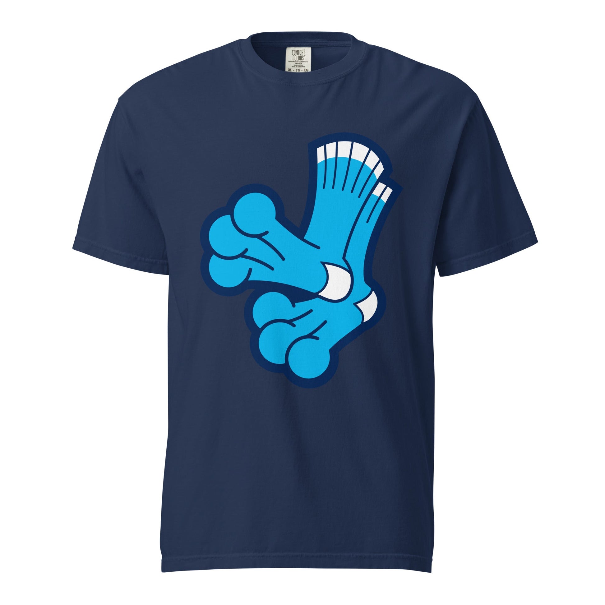 Signature | Comfort Colors T-Shirt | Aquasox Softball | Athletic Sock Logo