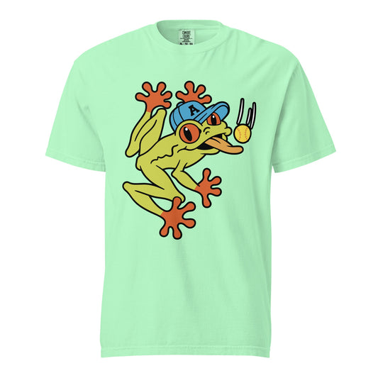 Signature | Comfort Colors T-Shirt | Aquasox Softball | Mascot Logo