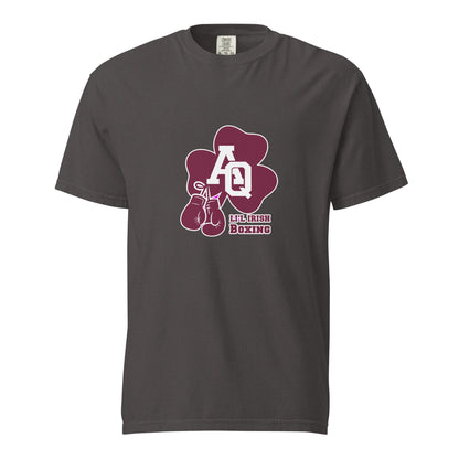 Signature | Comfort Colors T-Shirt | Aquinas Li’l Irish Boxing | AQ Shamrock Logo