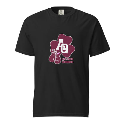 Signature | Comfort Colors T-Shirt | Aquinas Li’l Irish Boxing | AQ Shamrock Logo